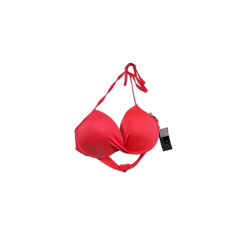 Mossimo Neon Coral Strappy Push-Up Bikini Top - Size L